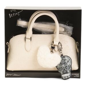 Betsey Johnson Skull Crossbody Handbag Gift Set